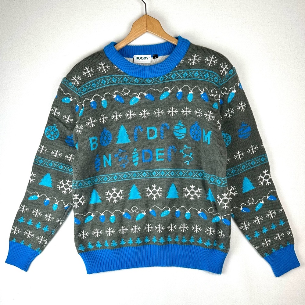 Roody Winter Holiday‎ Ugly Christmas Sweater Boardroom Insider